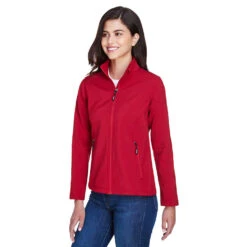 Core 365 Ladies' Cruise Two-Layer Fleece Bonded Soft Shell Jacket -Carhartt Shop AC78184@3