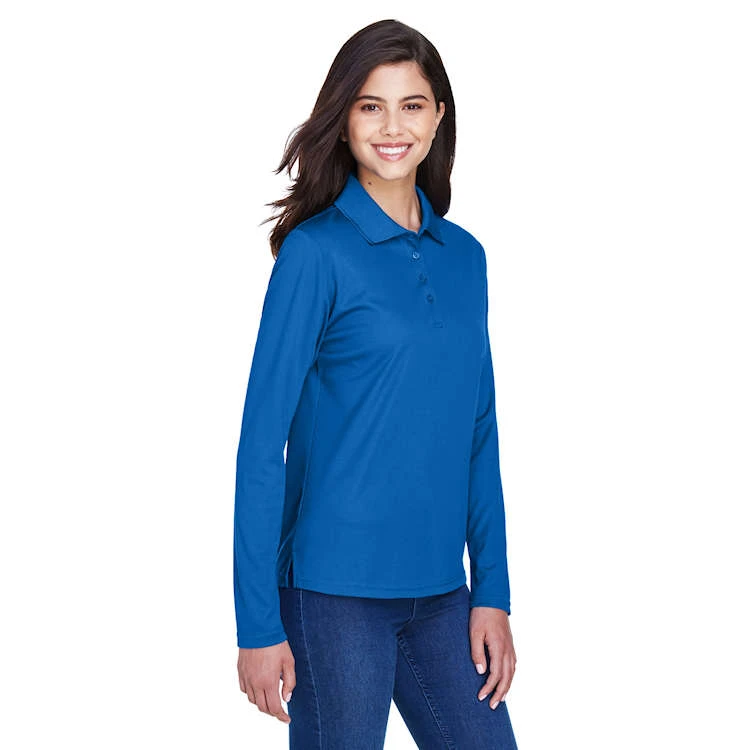 Core 365 Ladies' Pinnacle Performance Long-Sleeve Piqué Polo 6 Core 365 Ladies' Pinnacle Performance Long-Sleeve Piqué Polo - Image 4
