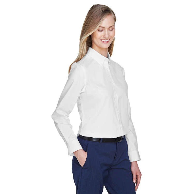 Core 365 Ladies' Operate Long-Sleeve Twill Shirt 6 Core 365 Ladies' Operate Long-Sleeve Twill Shirt - Image 4