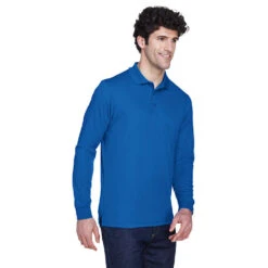 Core 365 Men's Pinnacle Performance Long-Sleeve Piqué Polo -Carhartt Shop AC88192@3