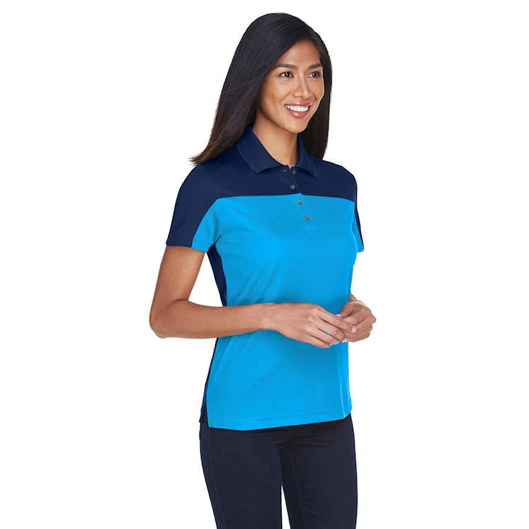 Core 365 Ladies' Balance Colorblock Performance Piqué Polo 6 Core 365 Ladies' Balance Colorblock Performance Piqué Polo - Image 4