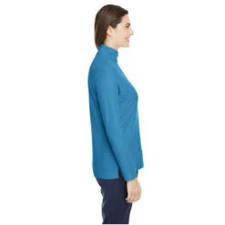 Core 365 Ladies' Fusion ChromaSoft™ Pique Quarter-Zip -Carhartt Shop ACCE405W@2