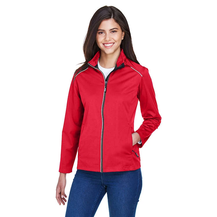 Core 365 Ladies' Techno Lite Three-Layer Knit Tech-Shell 3 Core 365 Ladies' Techno Lite Three-Layer Knit Tech-Shell