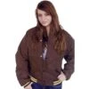 ASW Adult Oxford Quilt Lined Baseball Jacket 1 ASW Adult Oxford Quilt Lined Baseball Jacket -Carhartt Shop AW464