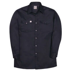 Big Bill 100% Cotton Long-Sleeve Industrial Work Shirt