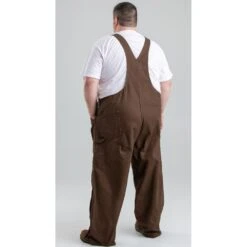 Berne Unlined Washed Zip To Knee Duck Bib Overall -Carhartt Shop BEB1068@2