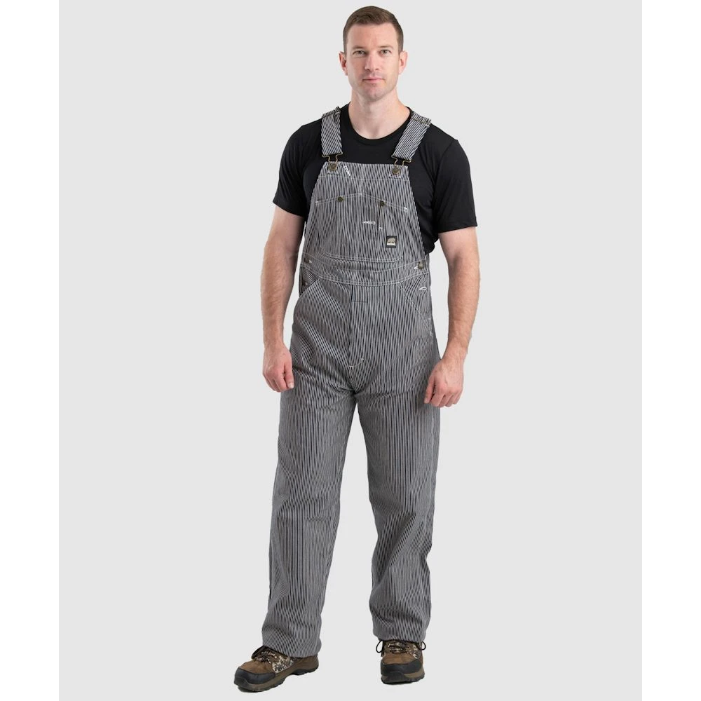 Berne Original Unlined Hickory Stripe Bib Overall 3 Berne Original Unlined Hickory Stripe Bib Overall