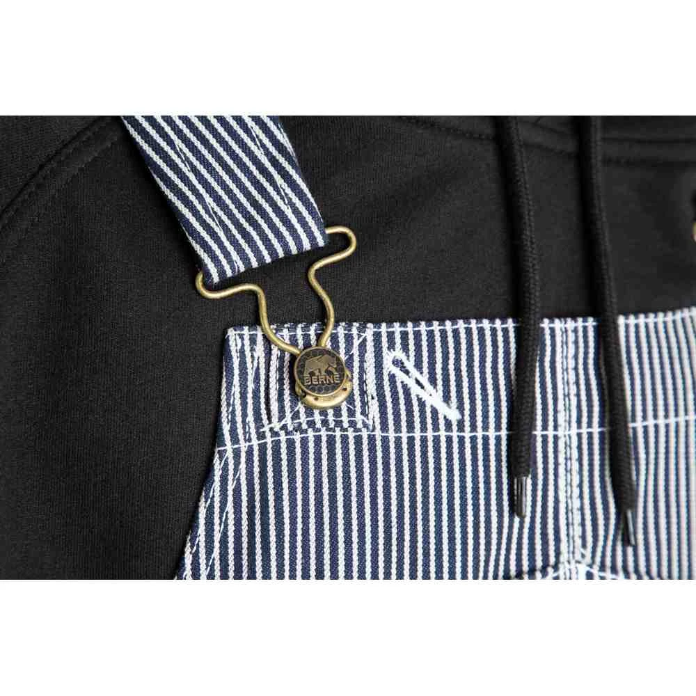 Berne Original Unlined Hickory Stripe Bib Overall 6 Berne Original Unlined Hickory Stripe Bib Overall - Image 4