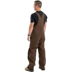 Berne Traditional Washed Insulated Bib Overall Quilt Lined Zip To Knee -Carhartt Shop BEB213@2