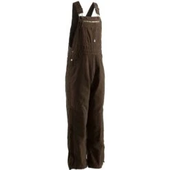 Berne Traditional Washed Insulated Bib Overall Quilt Lined Zip To Knee -Carhartt Shop BEB213 1