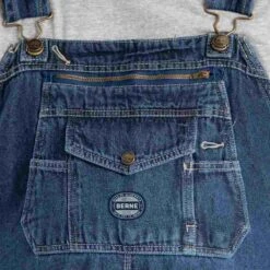 Berne Original Unlined Washed Denim Bib Overall -Carhartt Shop BEB910@2