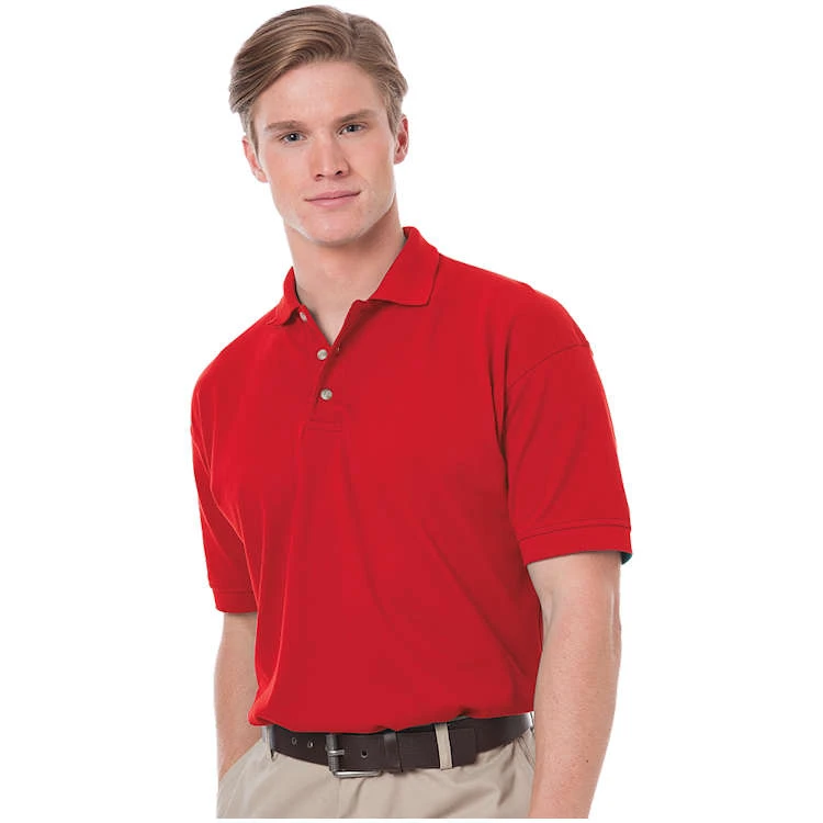 Blue Generation Men's Cotton Pique Short Sleeve Polo 3 Blue Generation Men's Cotton Pique Short Sleeve Polo