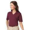 Blue Generation Ladies' Superblend Short Sleeve V-Neck Polo -Carhartt Shop BG6209