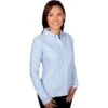 Blue Generation Ladies' Long Sleeve Oxford Shirt 1 Blue Generation Ladies' Long Sleeve Oxford Shirt -Carhartt Shop BG6214