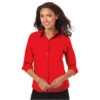 Blue Generation Ladies' 3/4 Sleeve Poplin Shirt -Carhartt Shop BG6260