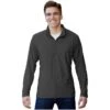 Blue Generation Men's Wicking Long Sleeve Solid Zip Athletic Pullover -Carhartt Shop BG7230