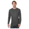 Blue Generation Adult Value Wicking Crew Neck Performance Long Sleeve T-Shirt -Carhartt Shop BG7303