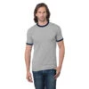 Bayside 6.1 Oz. Unisex Short Sleeve Ringer Crew T-Shirt -Carhartt Shop BY1800