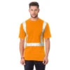 Bayside Hi-Vis 50/50 Pocket Crew Tee Solid Striping -Carhartt Shop BY3772