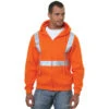 Bayside Hi-Vis Full Zip Hoodie Solid Striping -Carhartt Shop BY3790