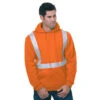 Bayside Hi-Vis Pullover Hoodie Solid Striping -Carhartt Shop BY3796