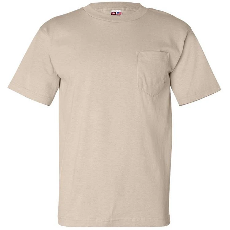 Bayside 6.1 Oz. Short Sleeve T-Shirt With Pocket 4 Bayside 6.1 Oz. Short Sleeve T-Shirt With Pocket - Image 2