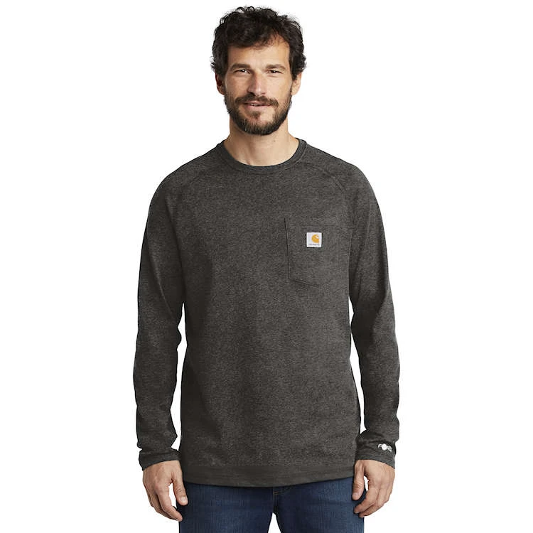CLEARANCE Carhartt Force Cotton Long Sleeve T-Shirt 3 CLEARANCE Carhartt Force Cotton Long Sleeve T-Shirt