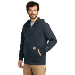 Carhartt Rain Defender Paxton Heavyweight Hooded Zip Front Sweatshirt -Carhartt Shop CA100614@4