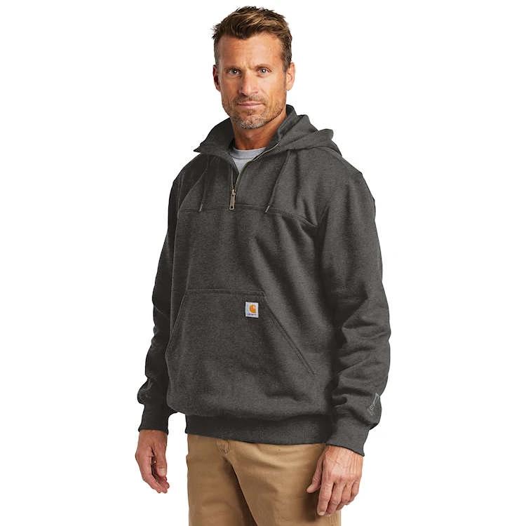 Carhartt Rain Defender Paxton Heavyweight Hooded Zip Mock Sweatshirt 7 Carhartt Rain Defender Paxton Heavyweight Hooded Zip Mock Sweatshirt - Image 5