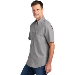 Carhartt Force® Solid Short Sleeve Shirt 6 Carhartt Force® Solid Short Sleeve Shirt -Carhartt Shop CA105292@1