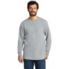 Carhartt Long Sleeve Workwear Crewneck T-Shirt 1 Carhartt Long Sleeve Workwear Crewneck T-Shirt -Carhartt Shop CAK126