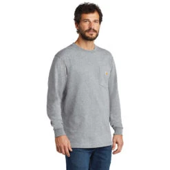 Carhartt Long Sleeve Workwear Crewneck T-Shirt -Carhartt Shop CAK126@4
