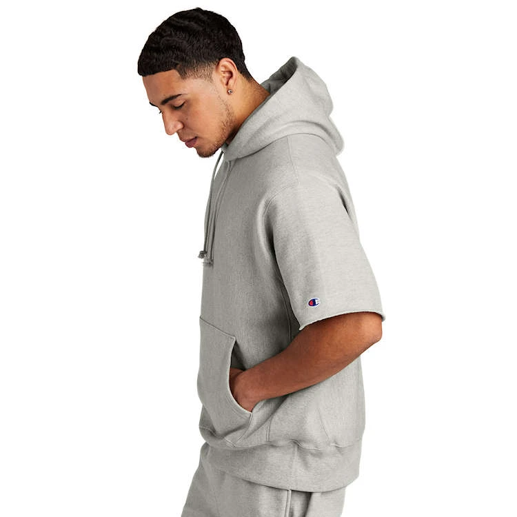 Champion® Reverse Weave® Short Sleeve Hoodie 5 Champion® Reverse Weave® Short Sleeve Hoodie - Image 3