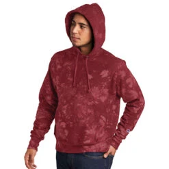Champion ® Reverse Weave ® Scrunch-Dye Tie-Dye Hooded Sweatshirt -Carhartt Shop CHTDS101@4