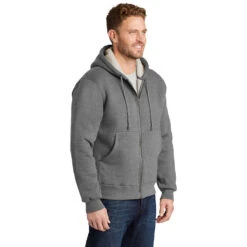 CornerStone® Heavyweight Sherpa-Lined Hooded Fleece Jacket -Carhartt Shop CSCS625@4