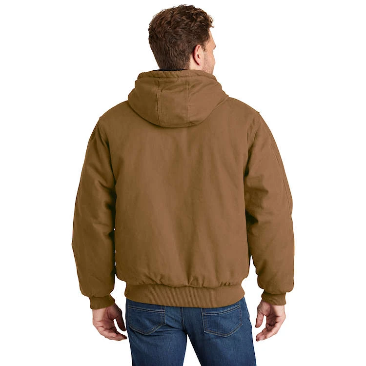 CornerStone® Washed Duck Cloth Insulated Hooded Work Jacket 4 CornerStone® Washed Duck Cloth Insulated Hooded Work Jacket - Image 2