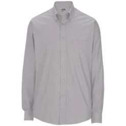 Edwards Men's Pinpoint Oxford Button Down Collar Long Sleeve Shirt