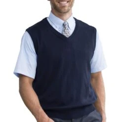 Edwards Unisex V-Neck Acrylic Interlock Sweater Vest -Carhartt Shop ED4065@2