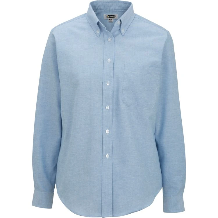 Edwards Women's Long Sleeve Easy Care Oxford Shirt 3 Edwards Women's Long Sleeve Easy Care Oxford Shirt