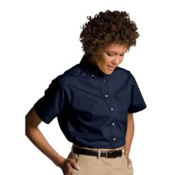 Edwards Women's Short Sleeve Easy Care Poplin Shirt -Carhartt Shop ED5230@1