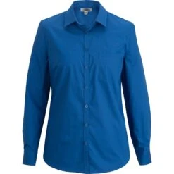 Edwards Ladies' Long Sleeve Stretch Poplin Blouse