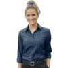 Edwards Ladies' Essential Broadcloth Shirt - 3/4 Sleeve -Carhartt Shop ED5355