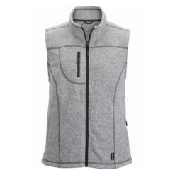 Edwards Ladies' Sweater Knit Fleece Vest With Pockets