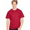 Hanes Tagless 6.0 Oz. T-Shirt With Pocket -Carhartt Shop HA5590