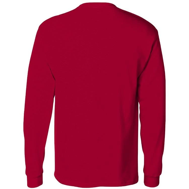 Hanes Tagless 6.0 Oz. Long Sleeve T-Shirt With Pocket 5 Hanes Tagless 6.0 Oz. Long Sleeve T-Shirt With Pocket - Image 3