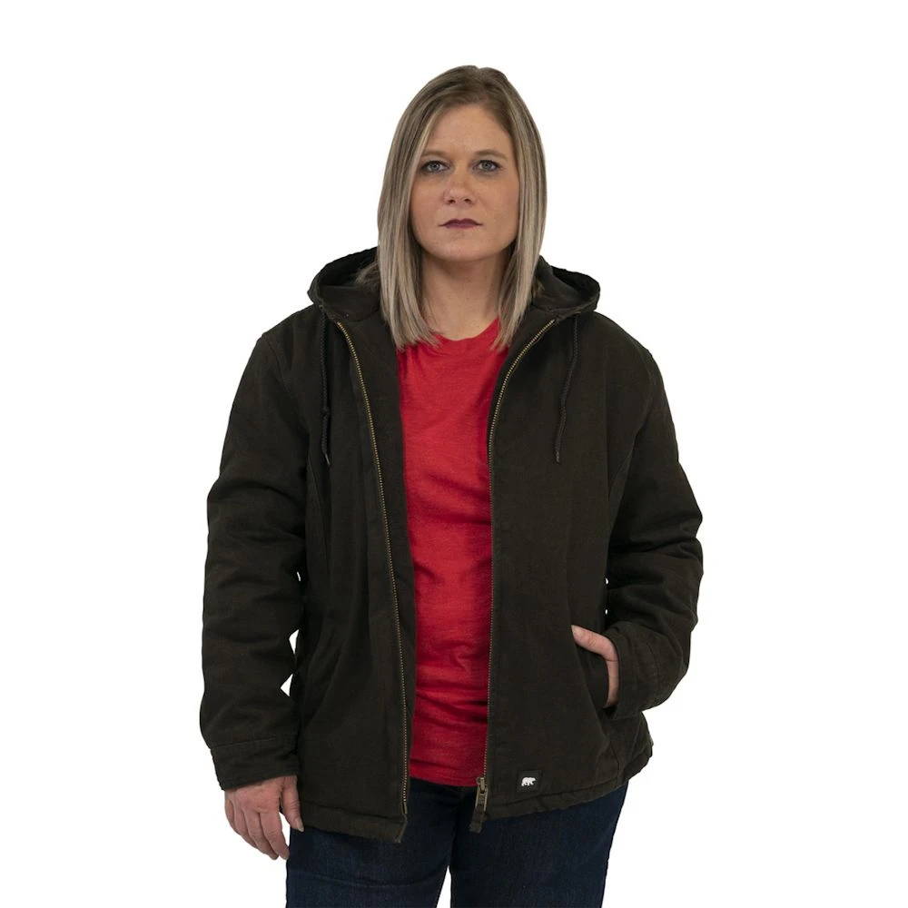 Key Women's Premium Insulated Fleece Lined Hooded Jacket 3 Key Women's Premium Insulated Fleece Lined Hooded Jacket