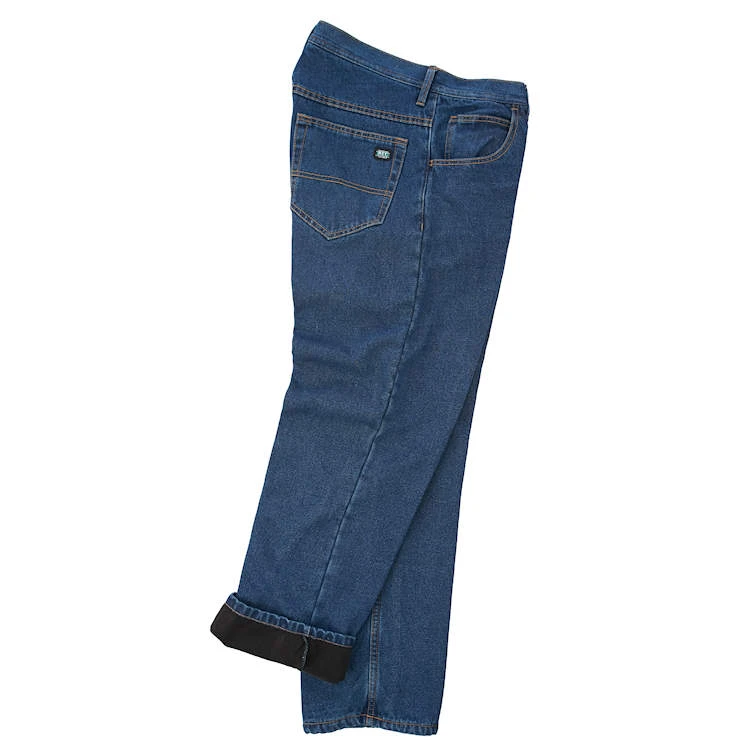Key Performance Comfort Denim Fleece Lined Jean, Relaxed Fit 3 Key Performance Comfort Denim Fleece Lined Jean, Relaxed Fit