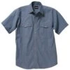 Key Pre-Washed Chambray Western Shirt, Short Sleeve -Carhartt Shop KE5007
