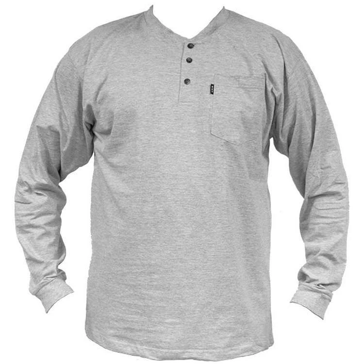 Key Heavyweight 3-Button Henley Pocket T-Shirt, Long Sleeve 3 Key Heavyweight 3-Button Henley Pocket T-Shirt, Long Sleeve