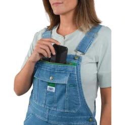 Liberty Women's Washed Denim Bib Overall -Carhartt Shop LBYBF001@3
